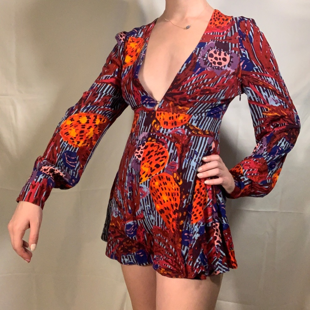 multi color romper